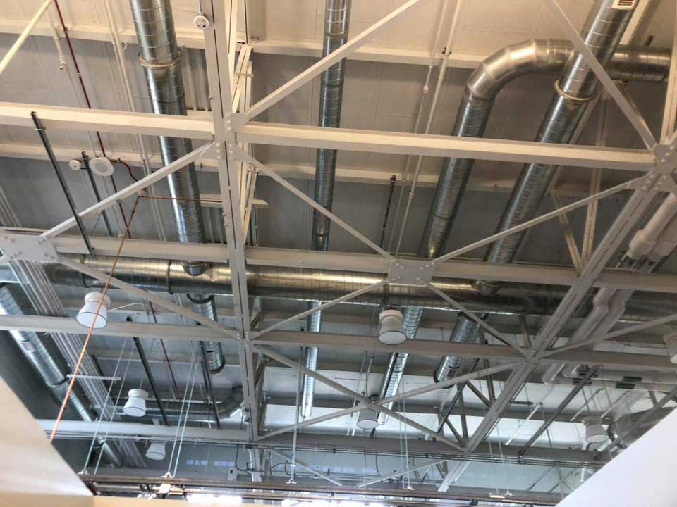 Brand new painted industrial property — Elkton, MD — Team Roma Painting & Powerwashing