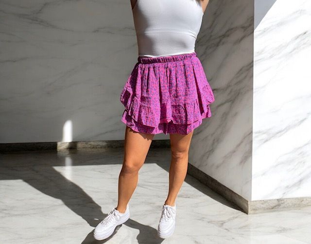 Roze skort