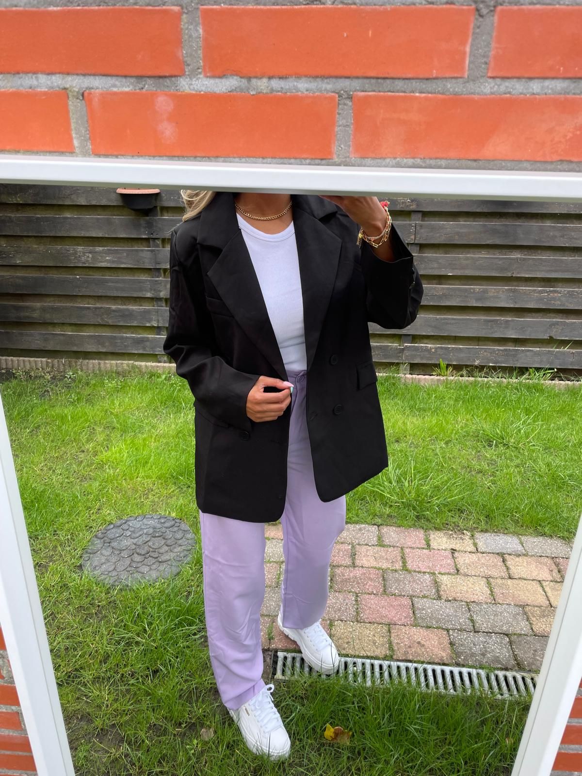 Blazer Stadsestyle zwart