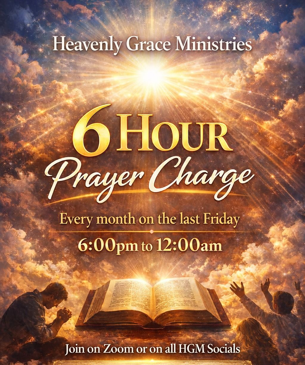 6 Hour Prayer Charge