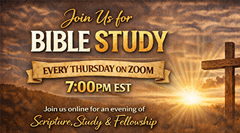 Bible Study 7pm on Zoom
