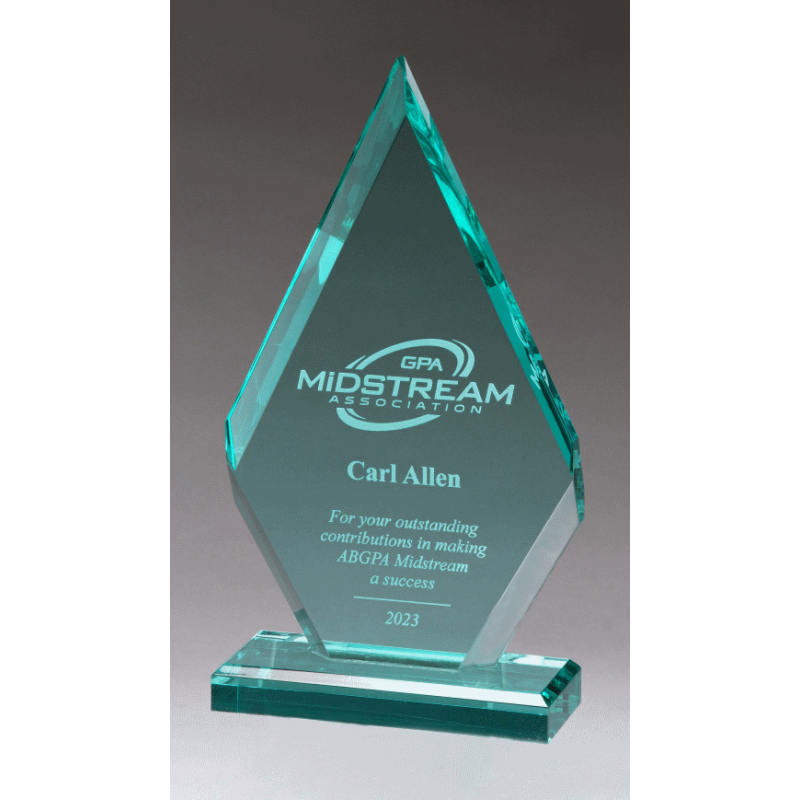 Flame Series Jade Acrylic | Richmond, VA | Bunkie Trinite Trophies