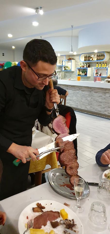 churrasco tagliato al tavolo