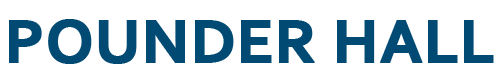 Pounder Hall logo
