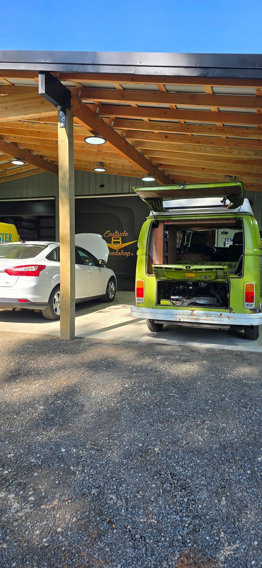 Two parked cars | Eastside Speedshop LLC