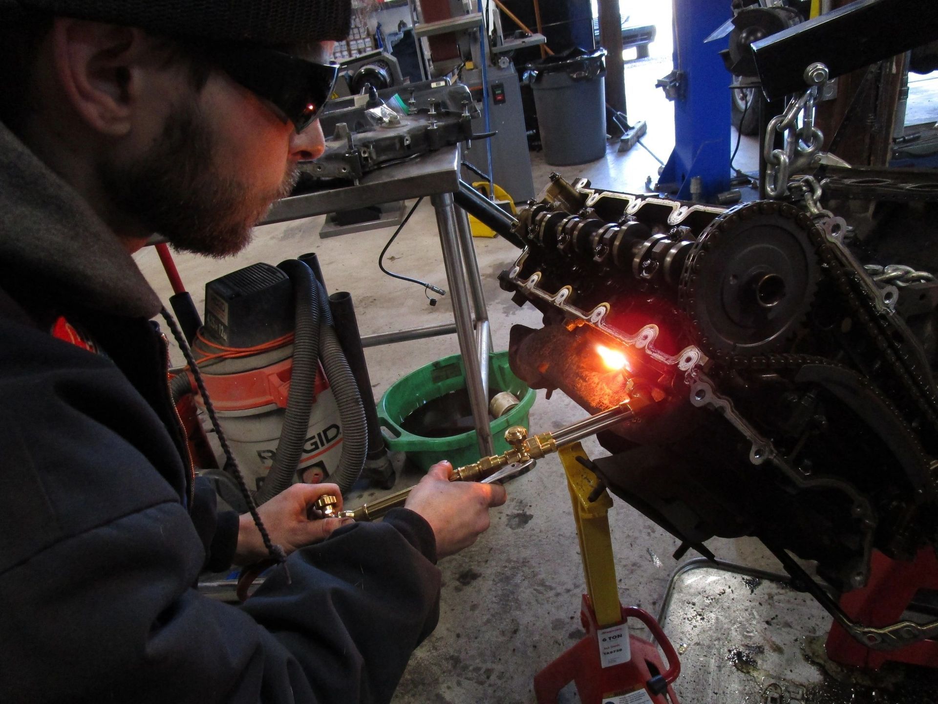 Mechanic working | Eastside Speedshop LLC
