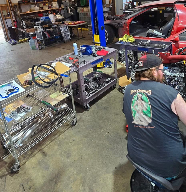 Inside the garage | Eastside Speedshop LLC