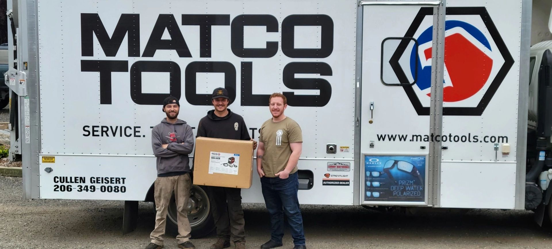 Three persons standing | Eastside Speedshop LLC