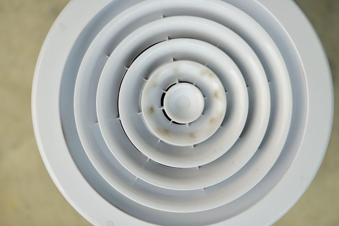 a circular air vent.