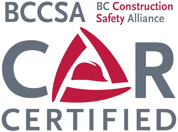 A logo for the bc construction safety alliance
