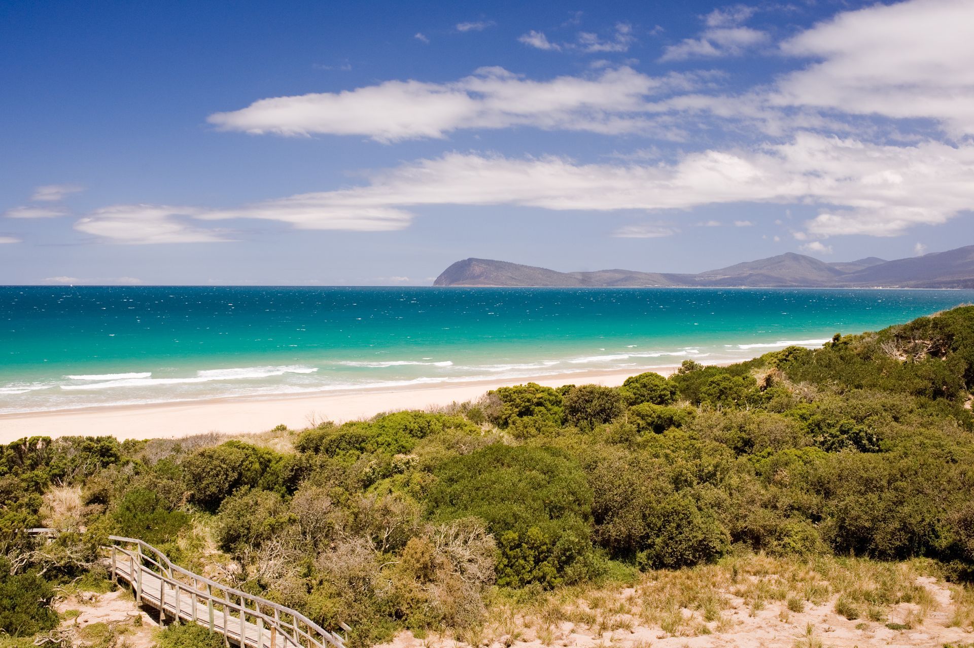 Aereal view of beach and forest on the Bruny Island, TAS. Aereal view of beach and forest on the Bruny Island, TAS.