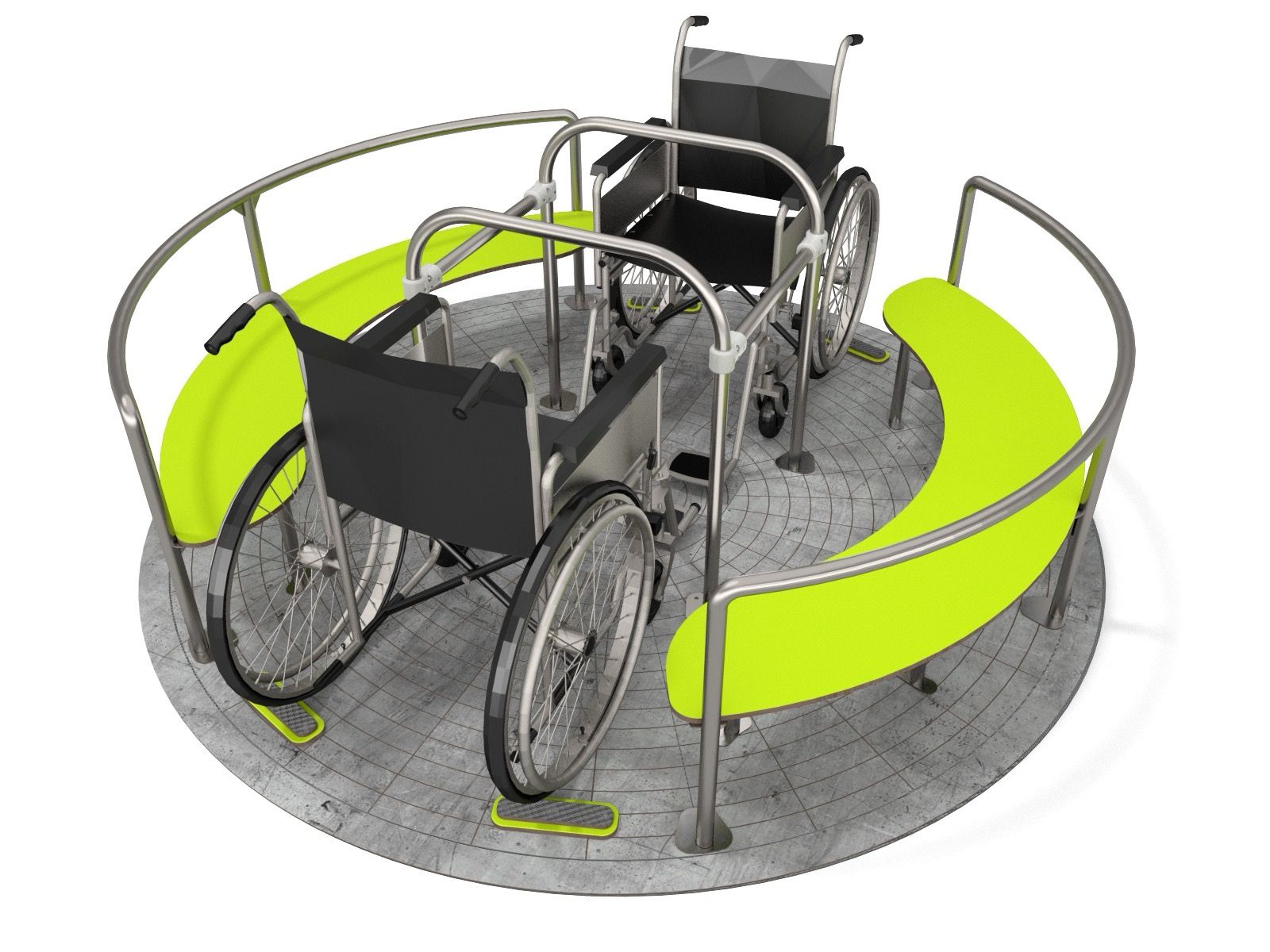 wheelchair roundabout