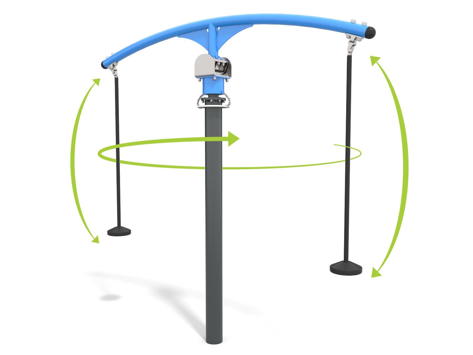 Carousel rotating and bouncing
