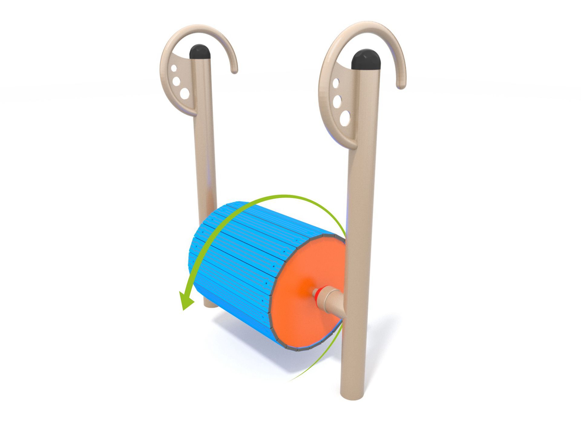 Walking carousel spinner