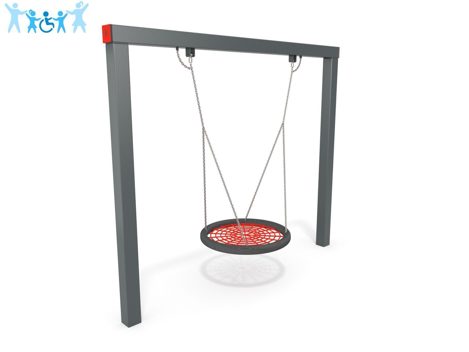 Basket swing square legs