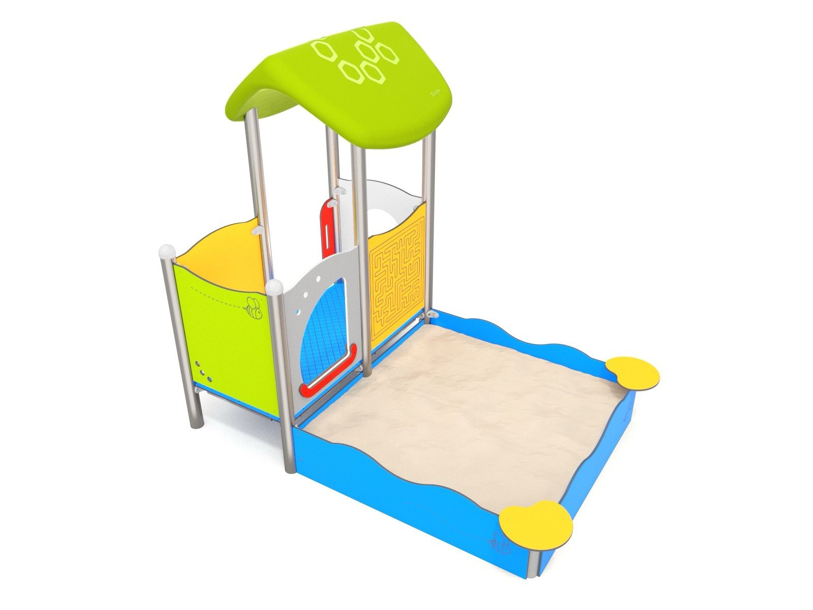 Play house with sandpit
