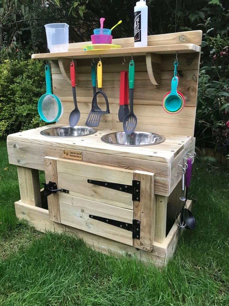 Double Dirt Mud Kitchen with Oven
