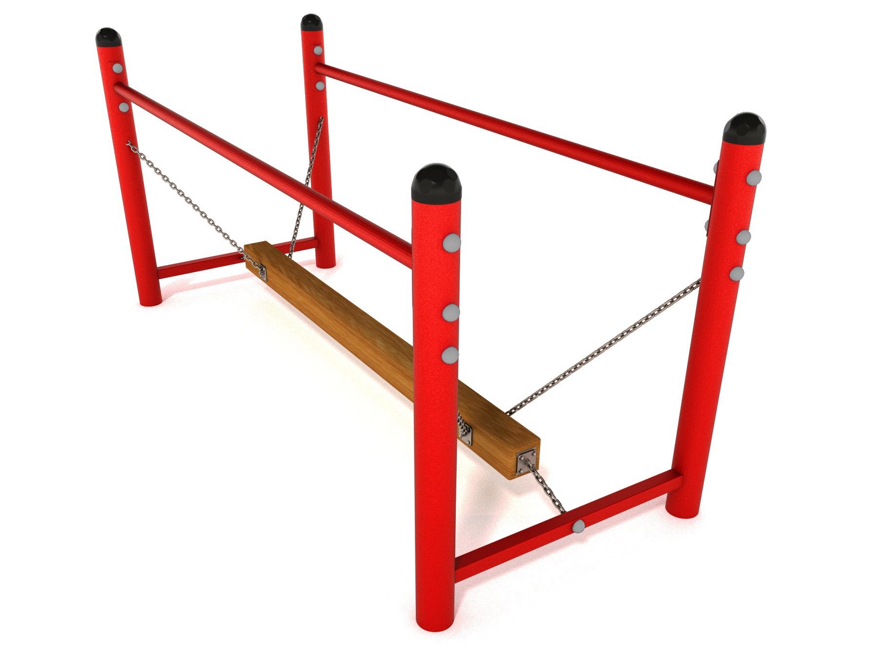 Playground wobbly bridge