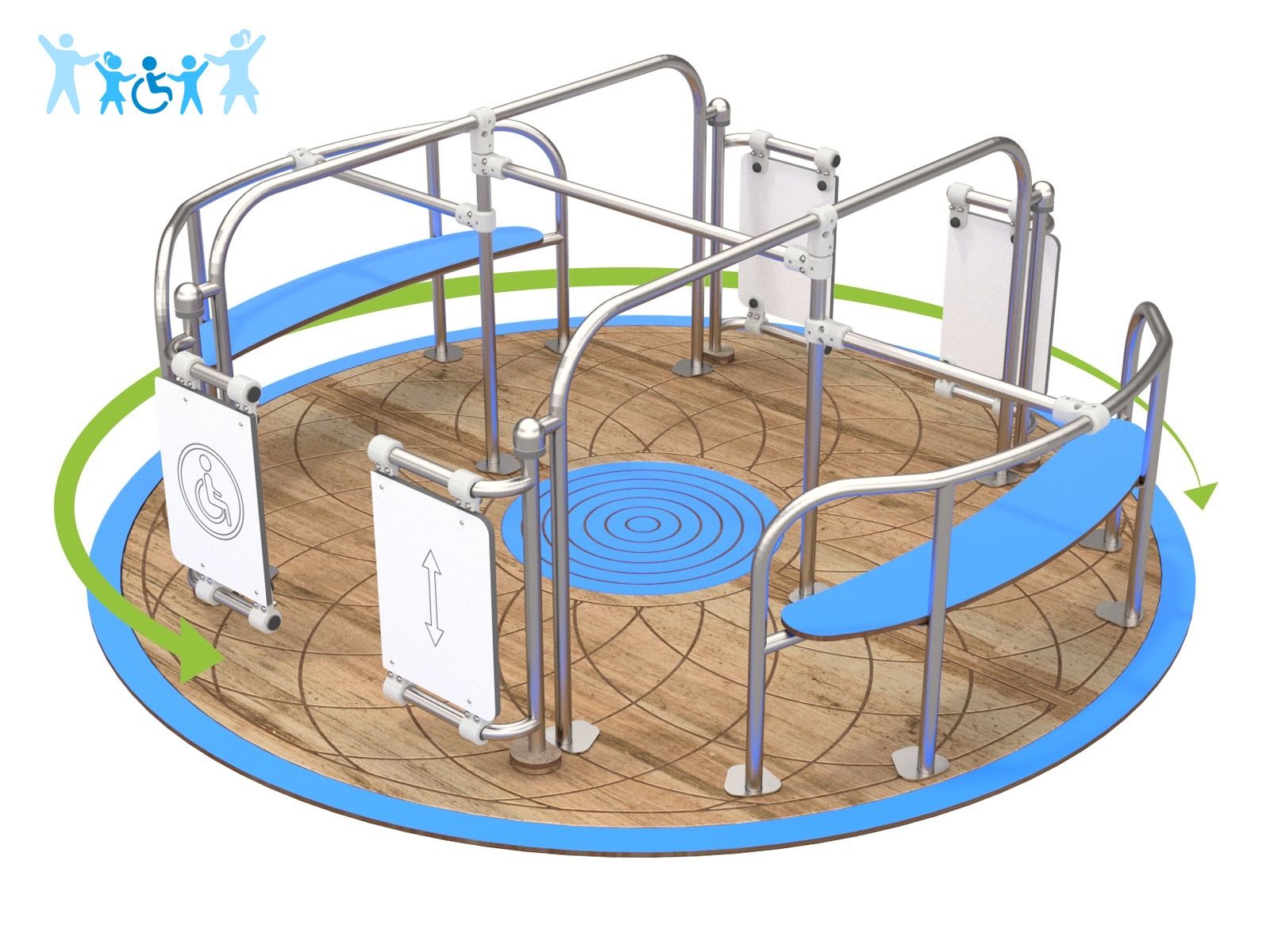 wheelchair roundabout