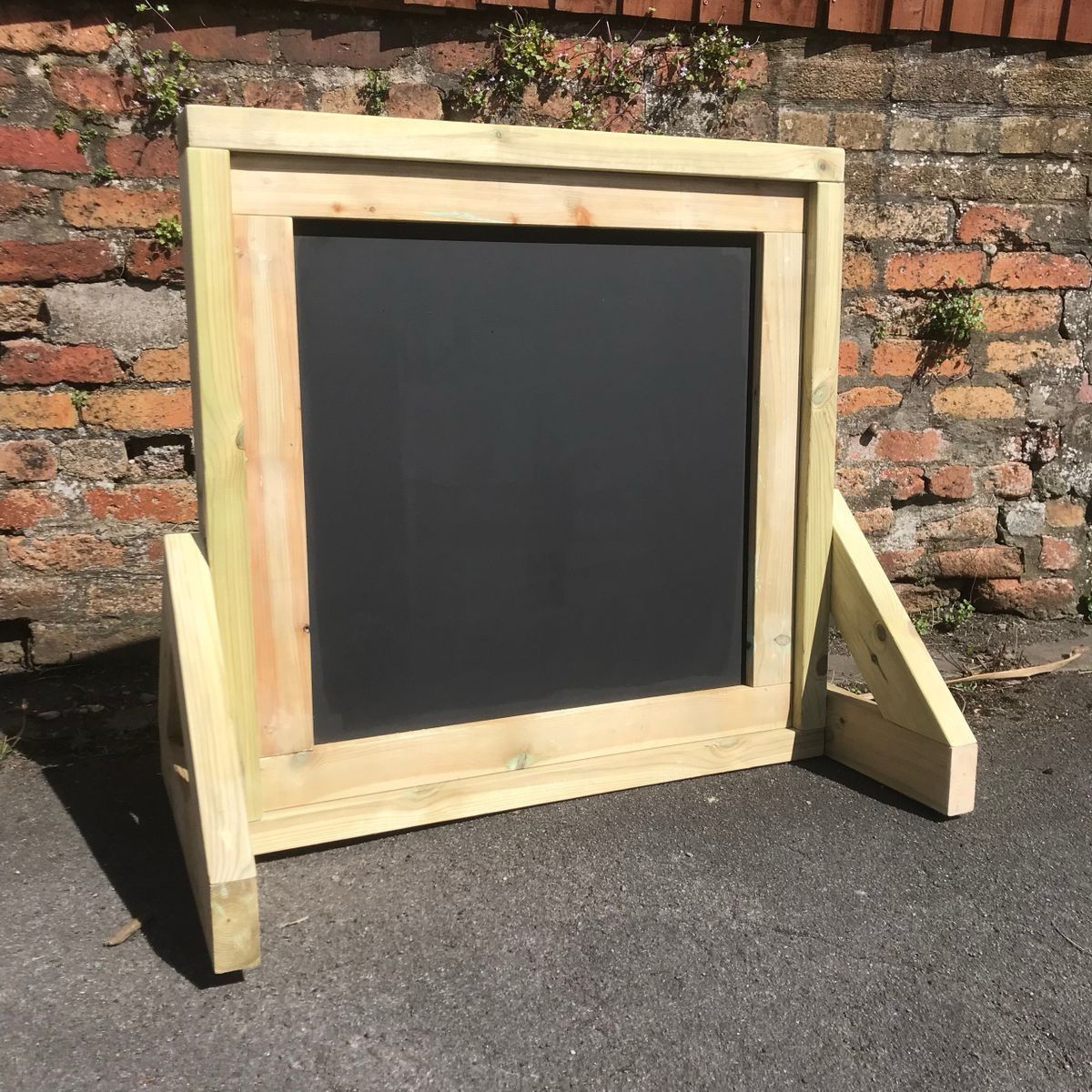 Square Double Sided Freestanding Chalkboard