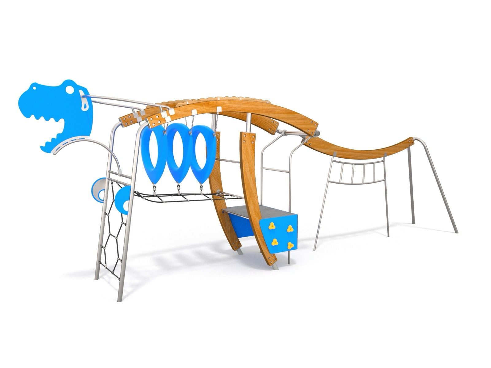 Rope climbing Dinosaur