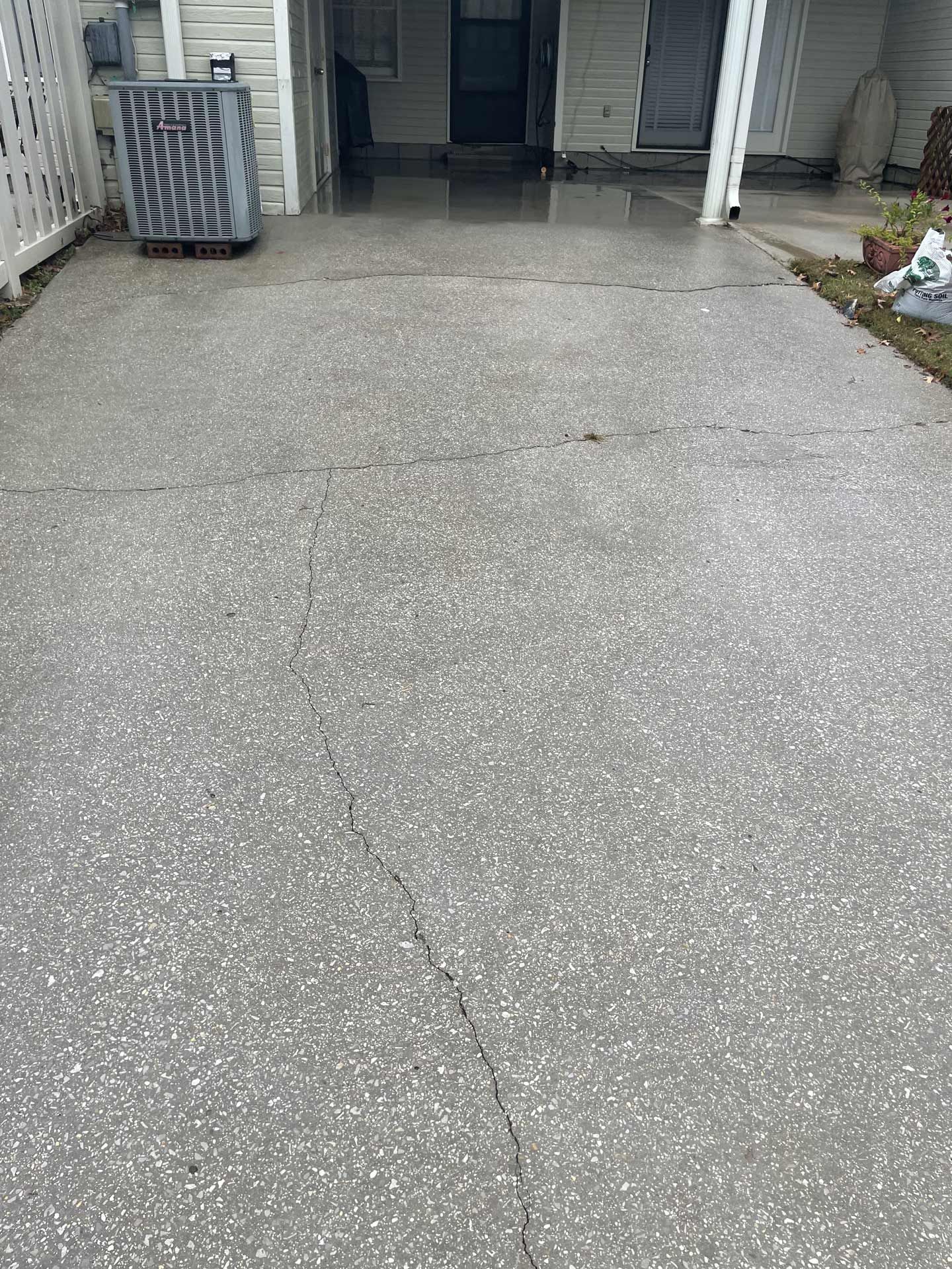 Clean concrete floor — Decatur, AL — Dynamic Pressure Washing & Roof Cleaning
