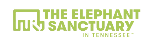 The logo for the elephant sanctuary in tennessee