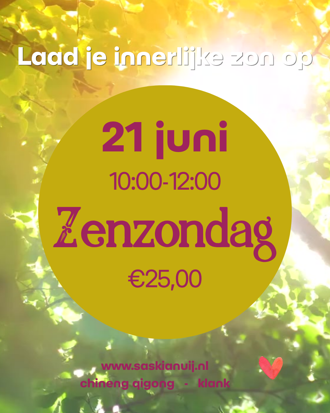 Een evenementposter voor 