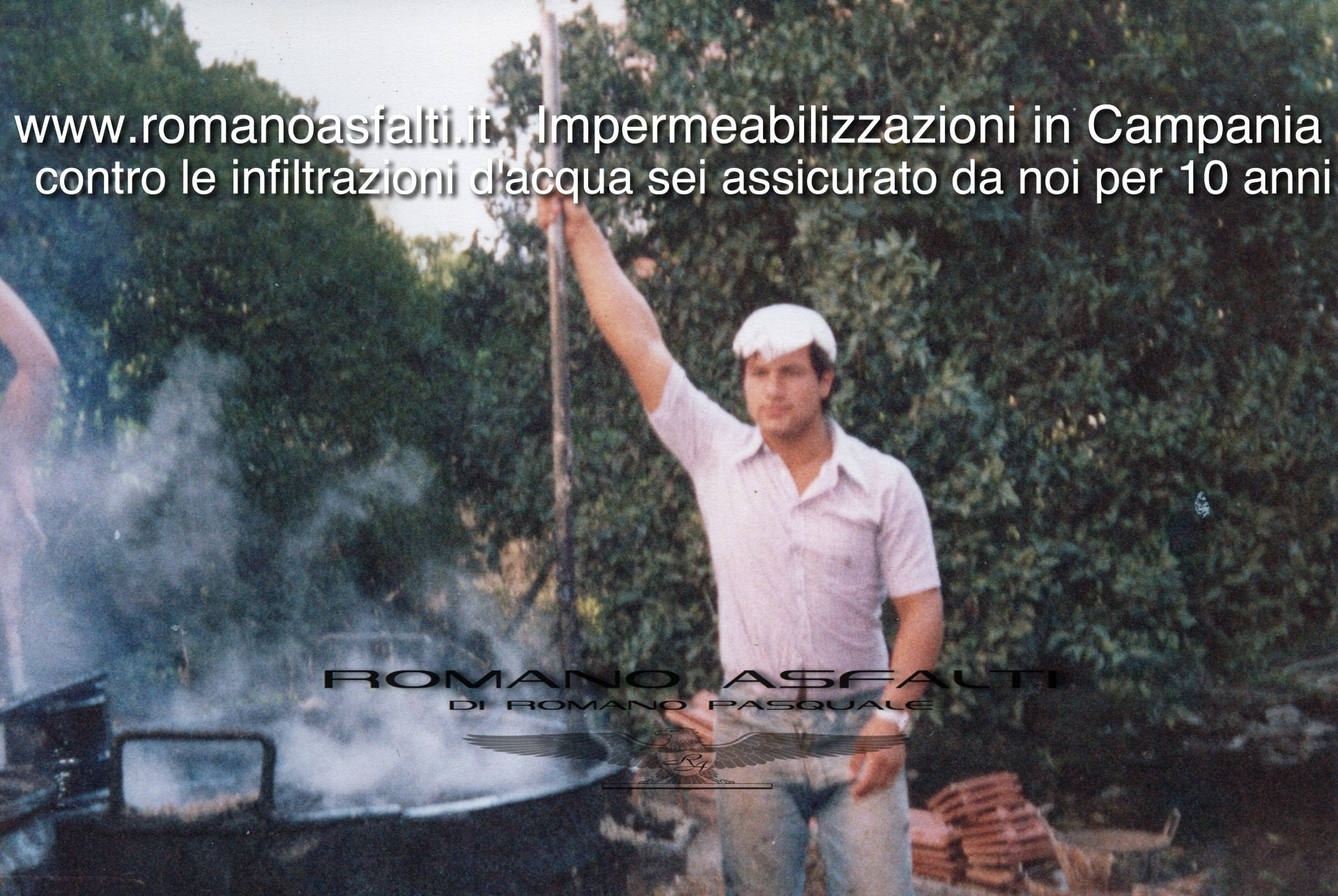 asfaltista caldaia a legno