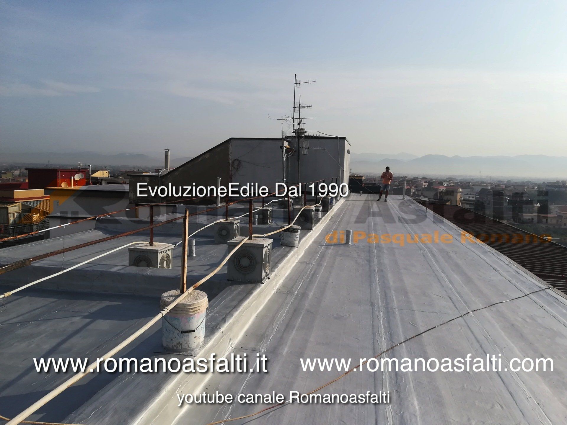 asfaltista napoli, rifacimento terrazzo