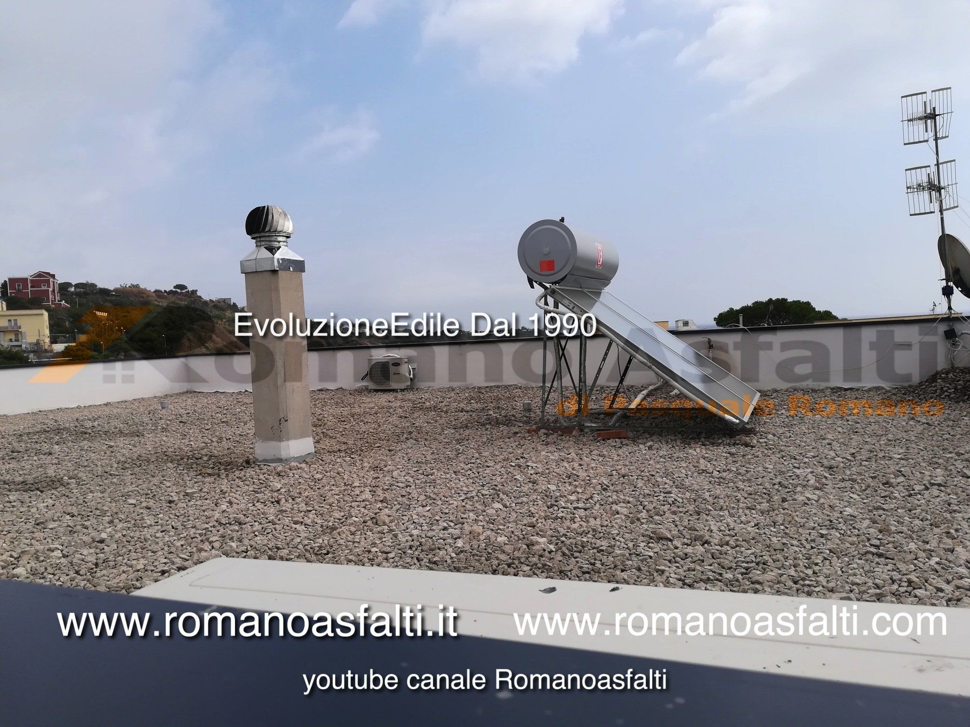 tetto rovescio con ghiaia- isolamento termico