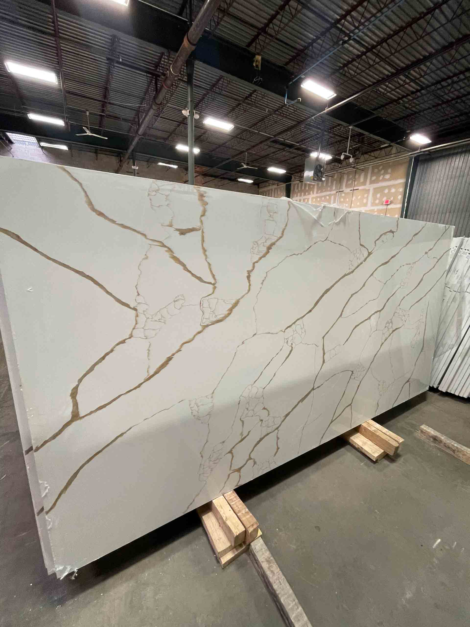 White Granite With Gold Stripe | Bethlehem, PA | Brother’s Granite and Marble