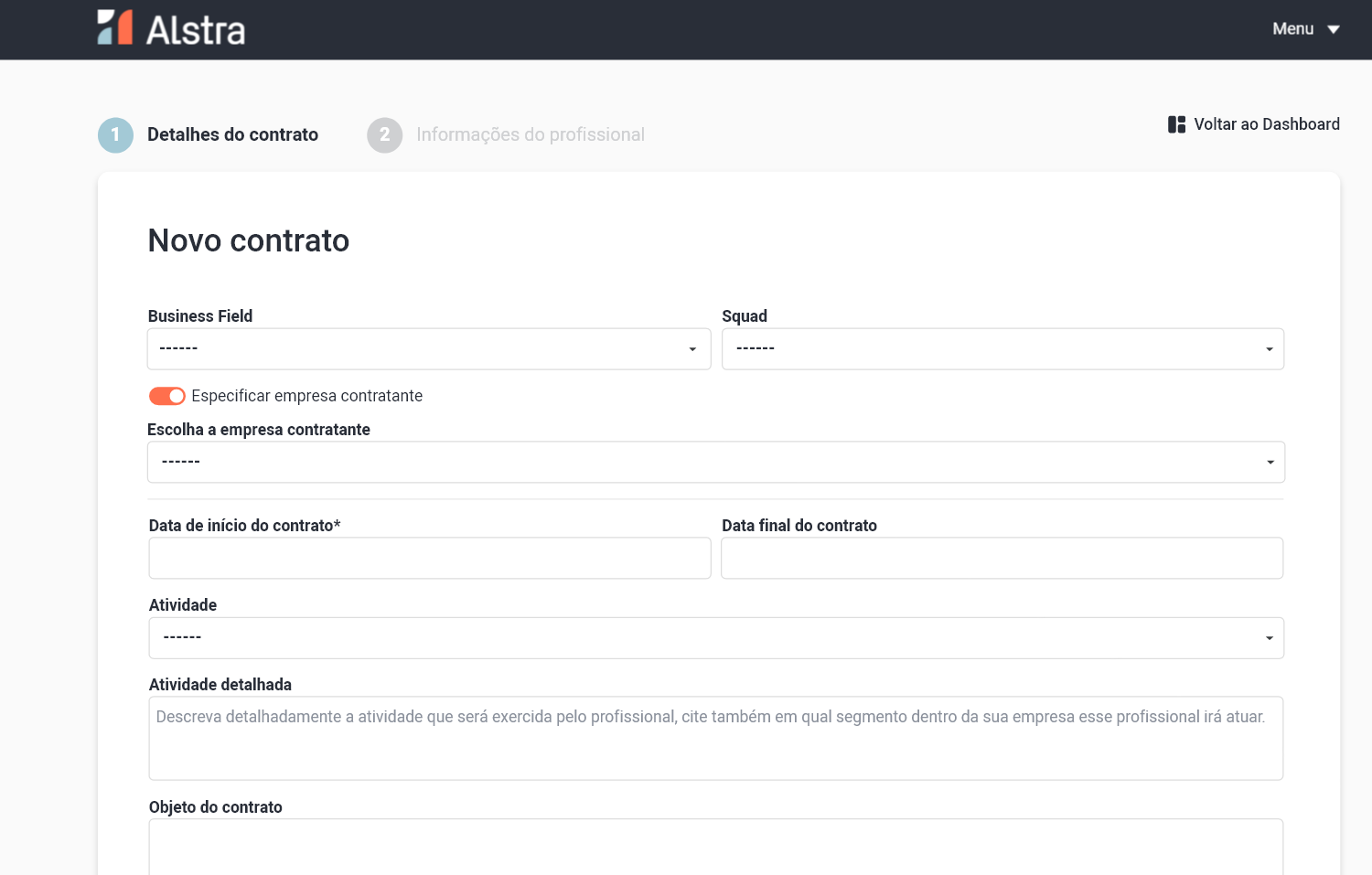 A screenshot of a web page with a form on it.