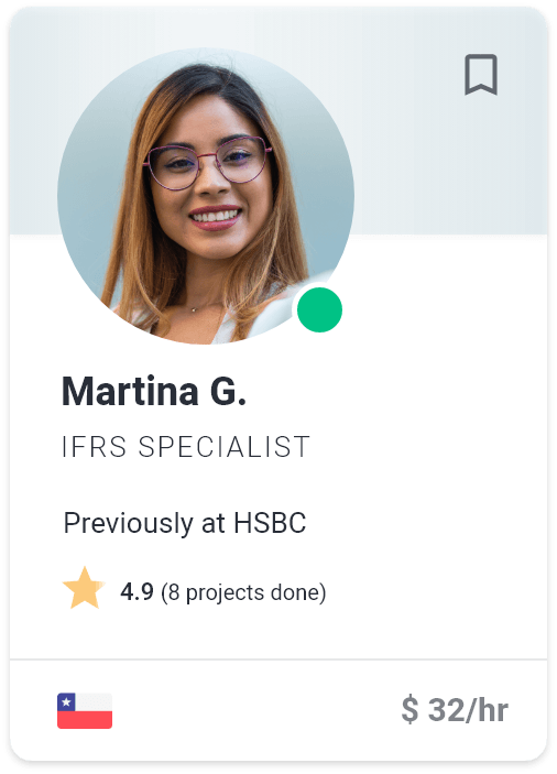 Martina g. is an irs specialist and previously at hsbc