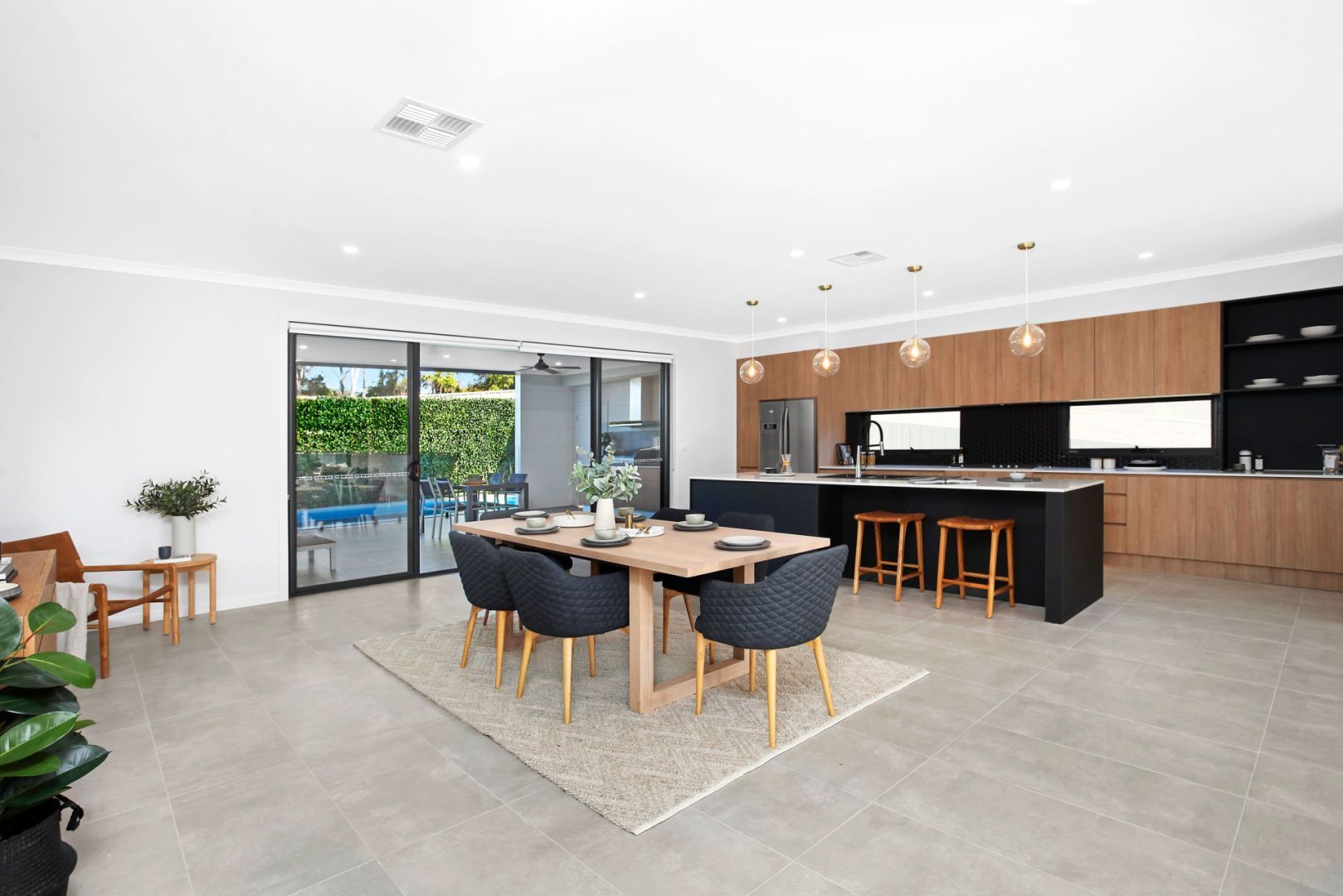stunning modern dining area
