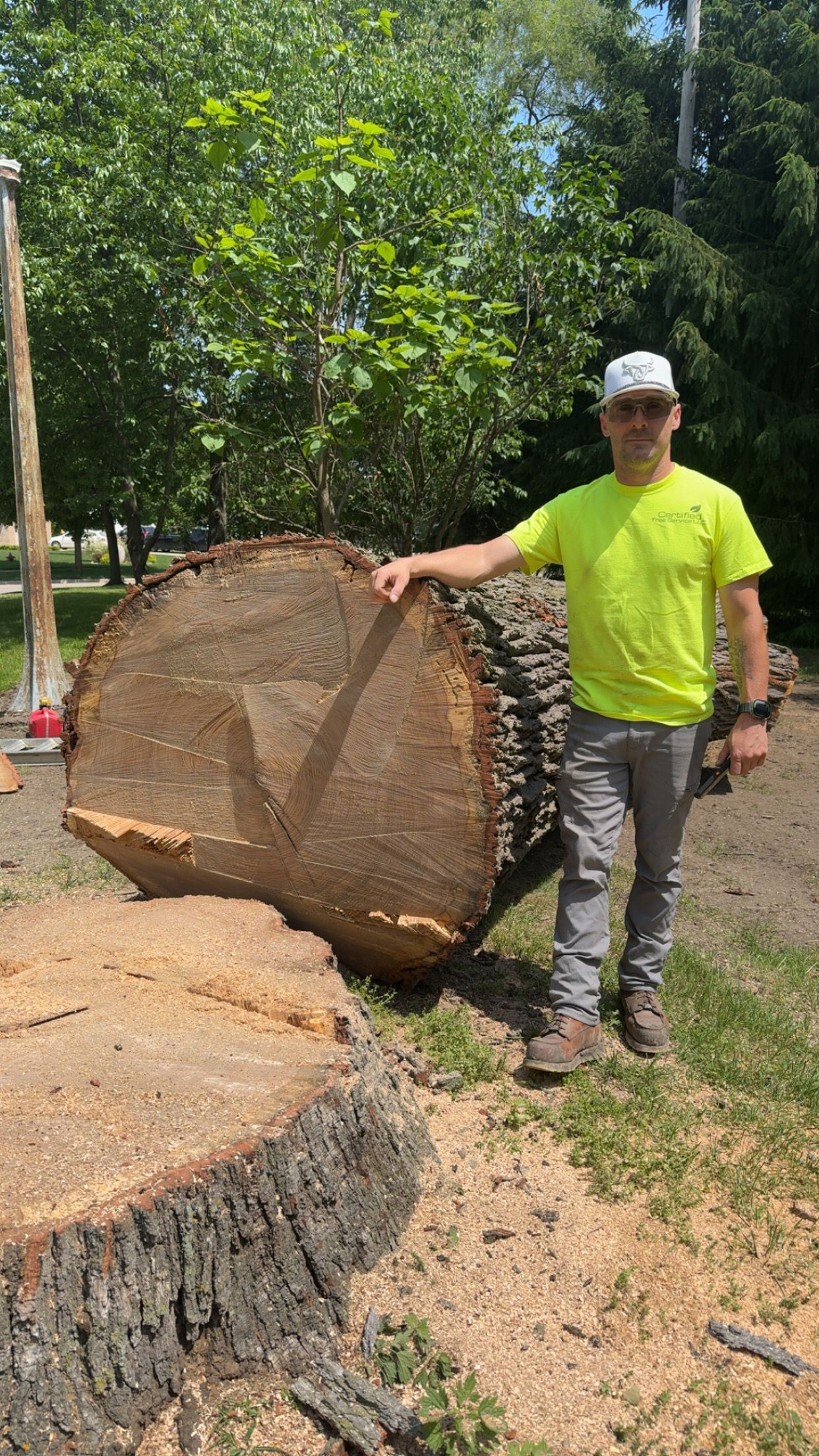A young man with a beard is taking a selfie in a park.