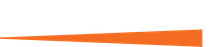 An orange arrow pointing to the right on a white background.