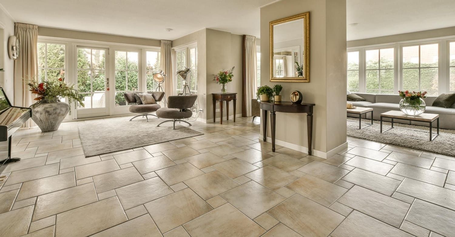 Natural stone floor maintenance