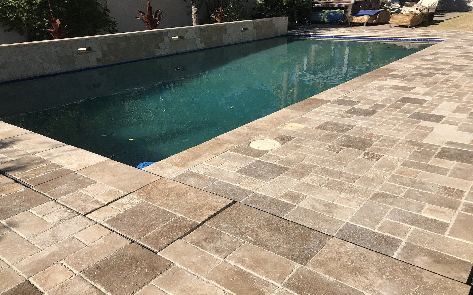 Cleaning Travertine Pavers, How To Seal Travertine Pool Tiles
