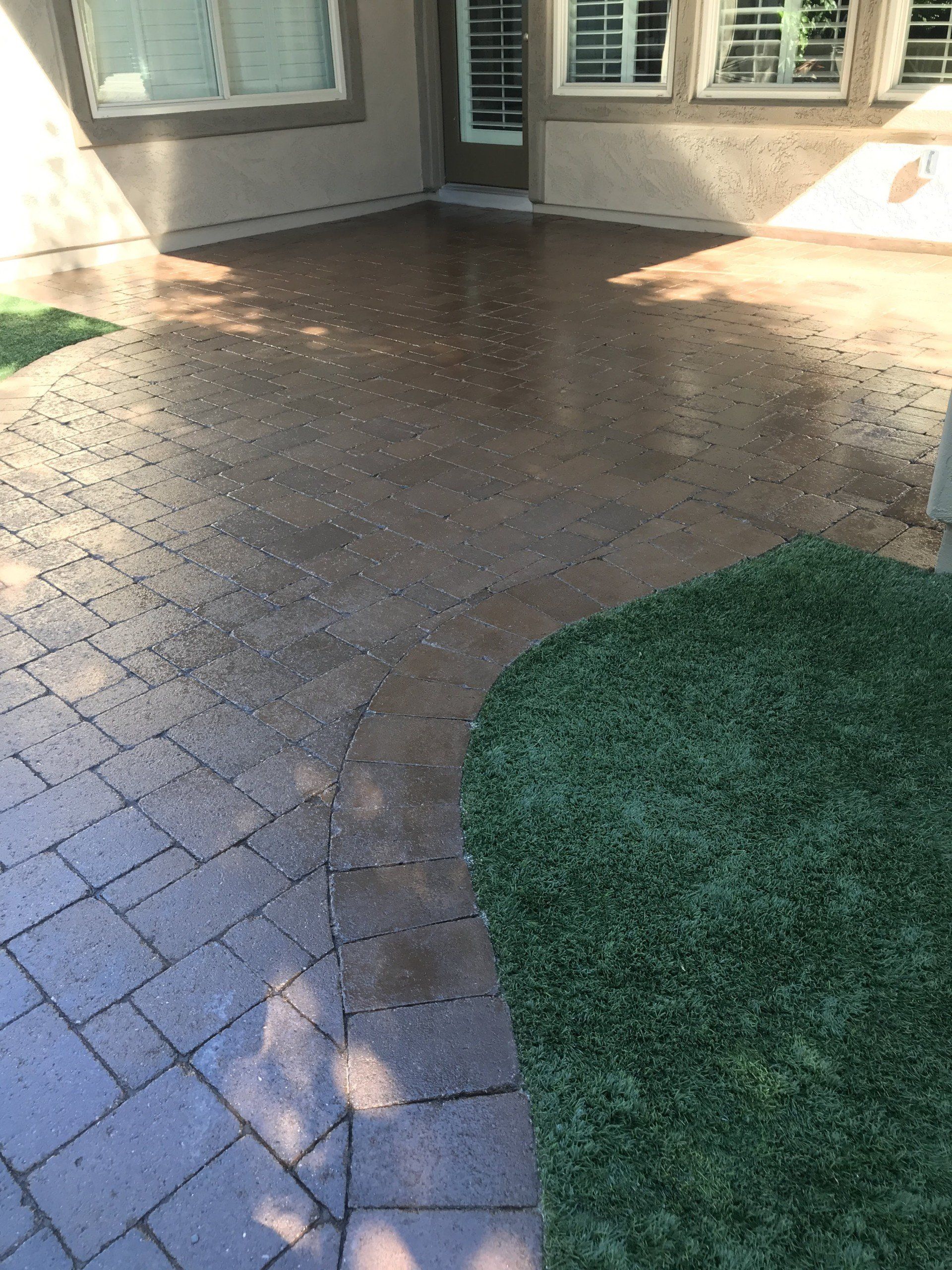 concrete pavers clean and seal phoenix