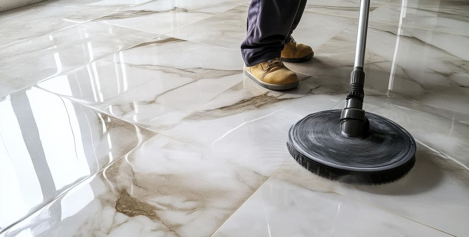 signs tile floors need polishing