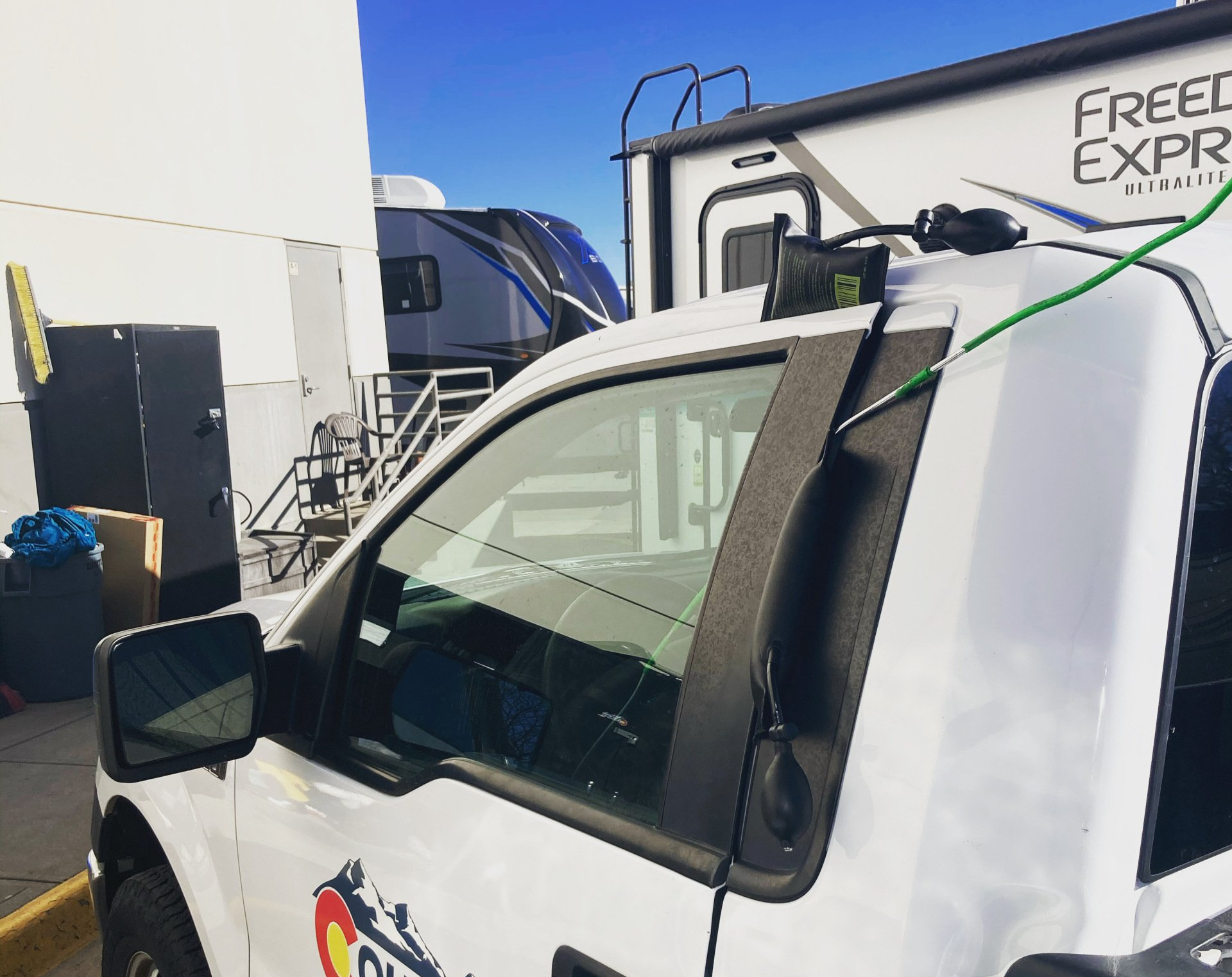commercial truck unlocked by locksmith