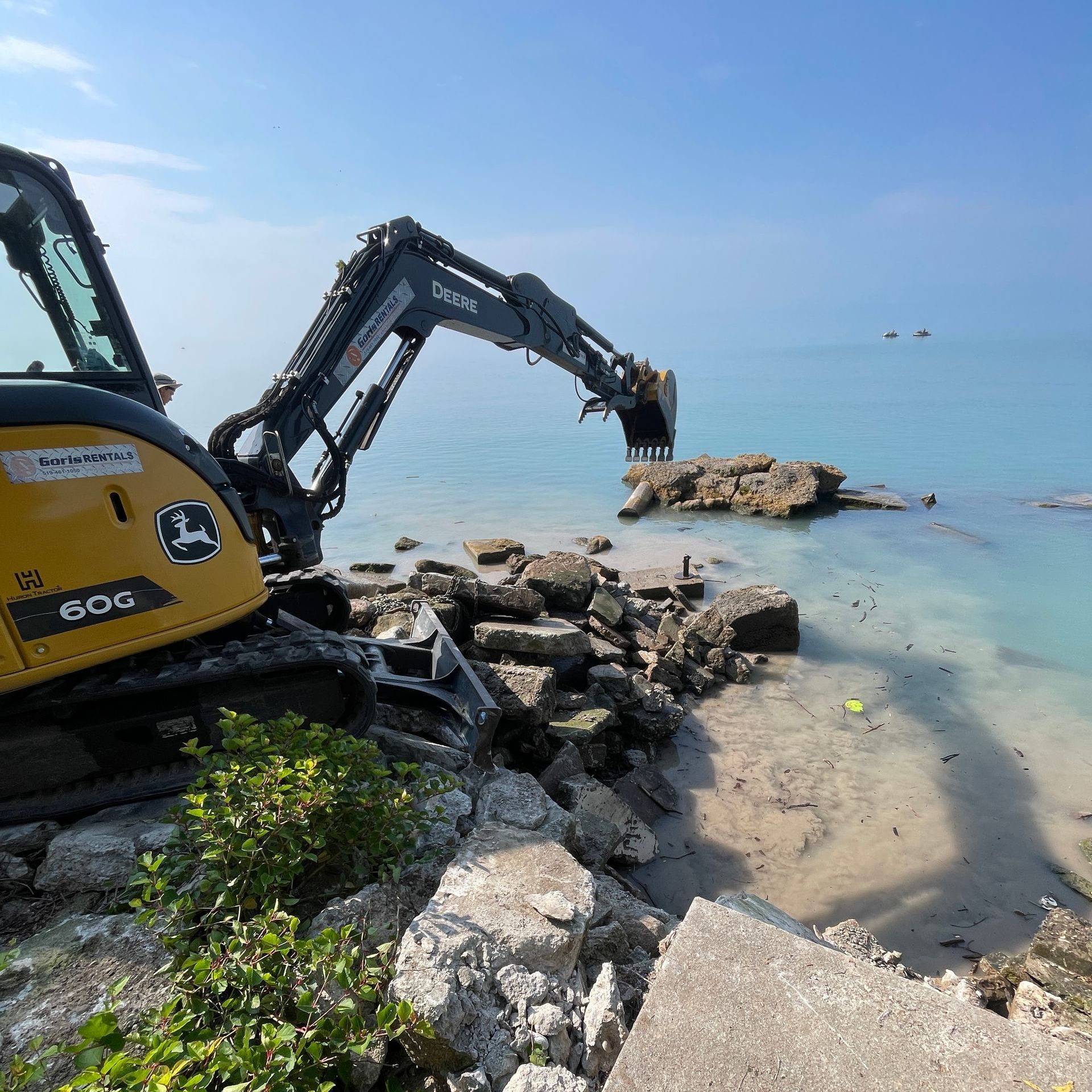 Home shoreline stabilization