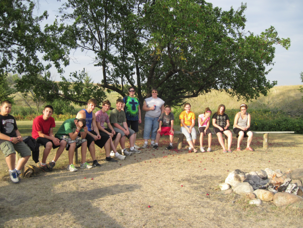 youth group camping