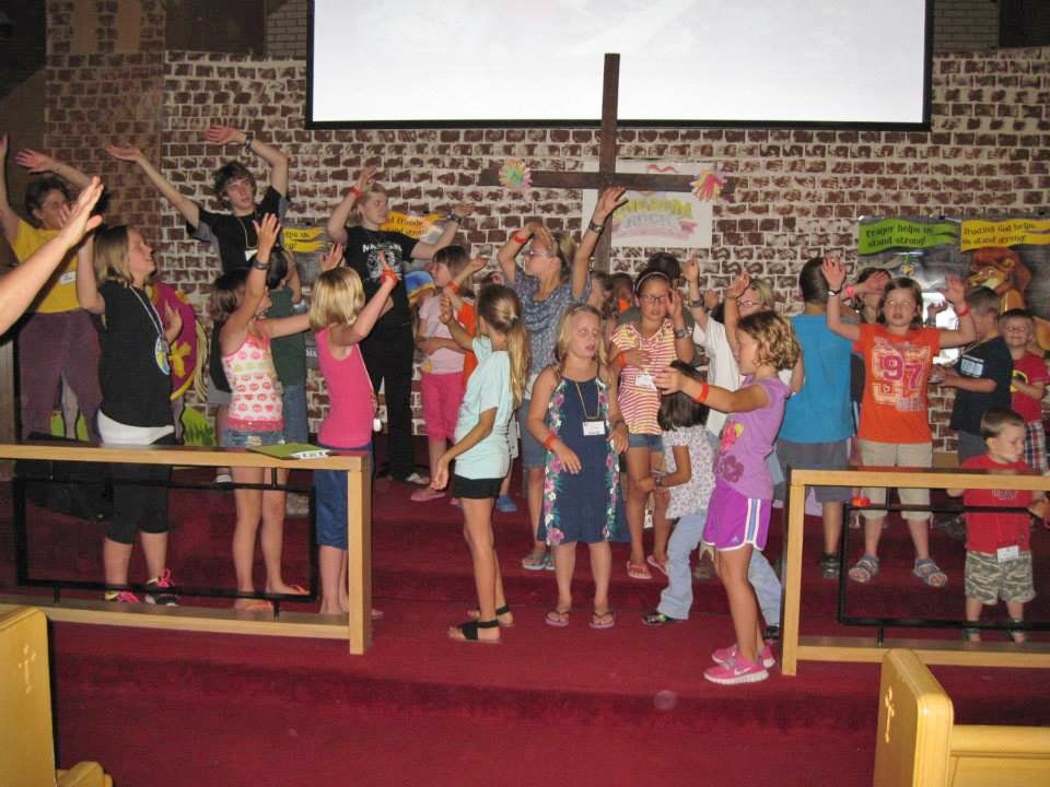 children performing