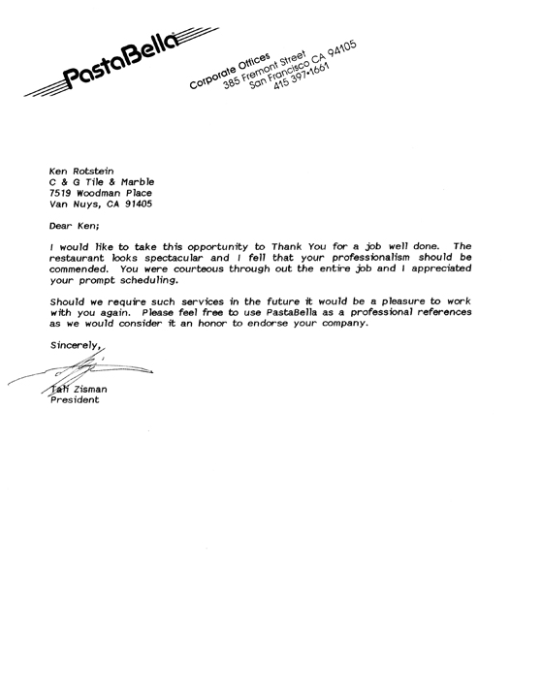 A letter with a signature on it is on a white background.