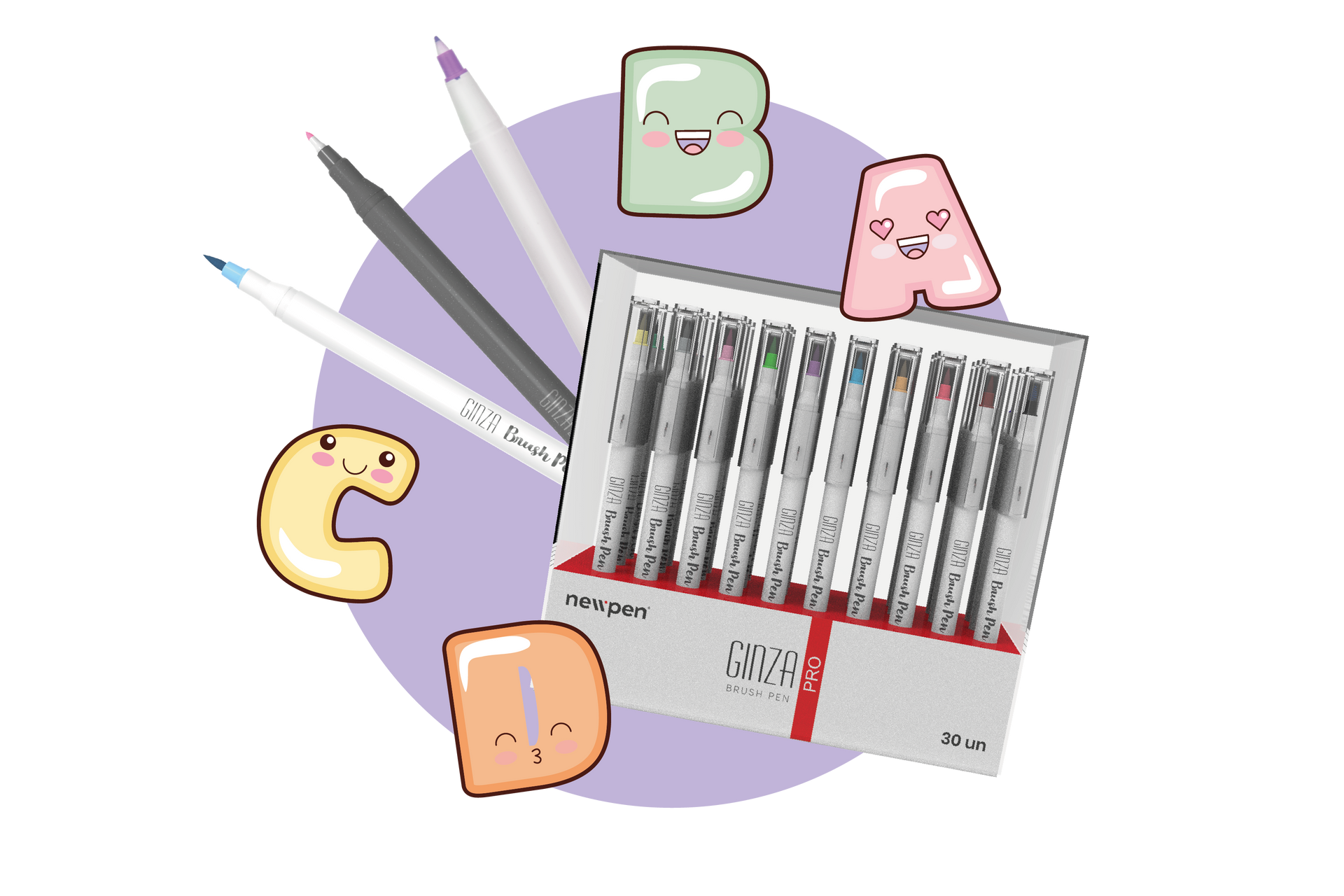 brush pen ginza pro da newpen