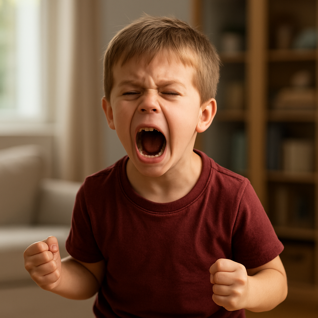 child screaming