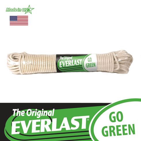 Everlast® 100 Foot Full #8 Cotton Reinforced Core Clothesline