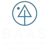 Teal logo: Circle around a tree symbol with the letters 